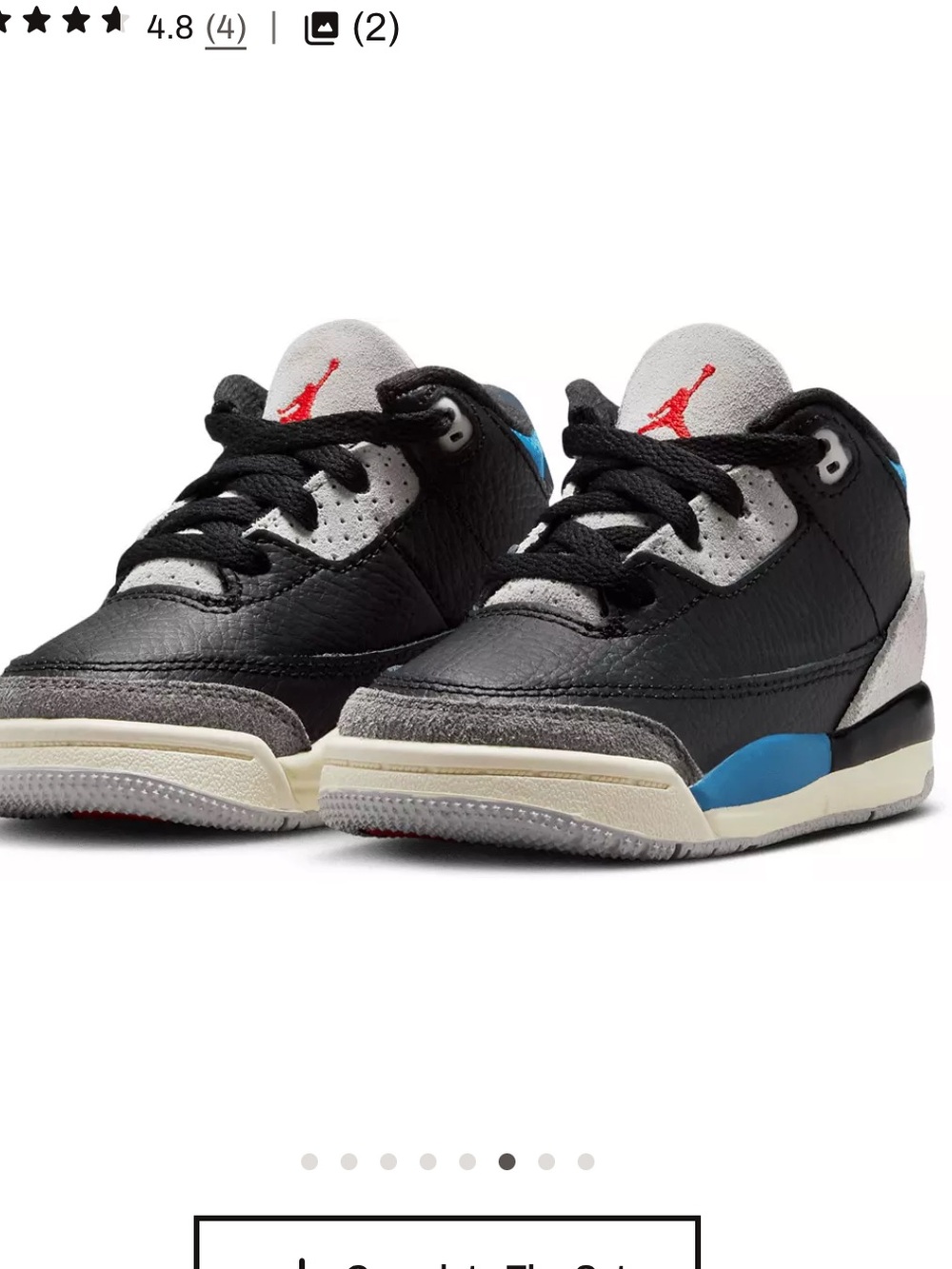 EUC Jordan 3 Retro OG TD